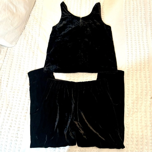 J. Crew Women’s Black Velvet Matching Set Size 4 - Picture 5 of 16
